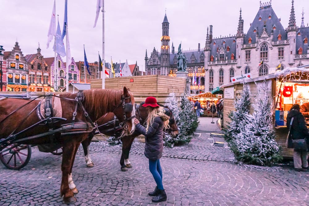 Bruges, Belgium carriage ride, Bruges Christmas Market