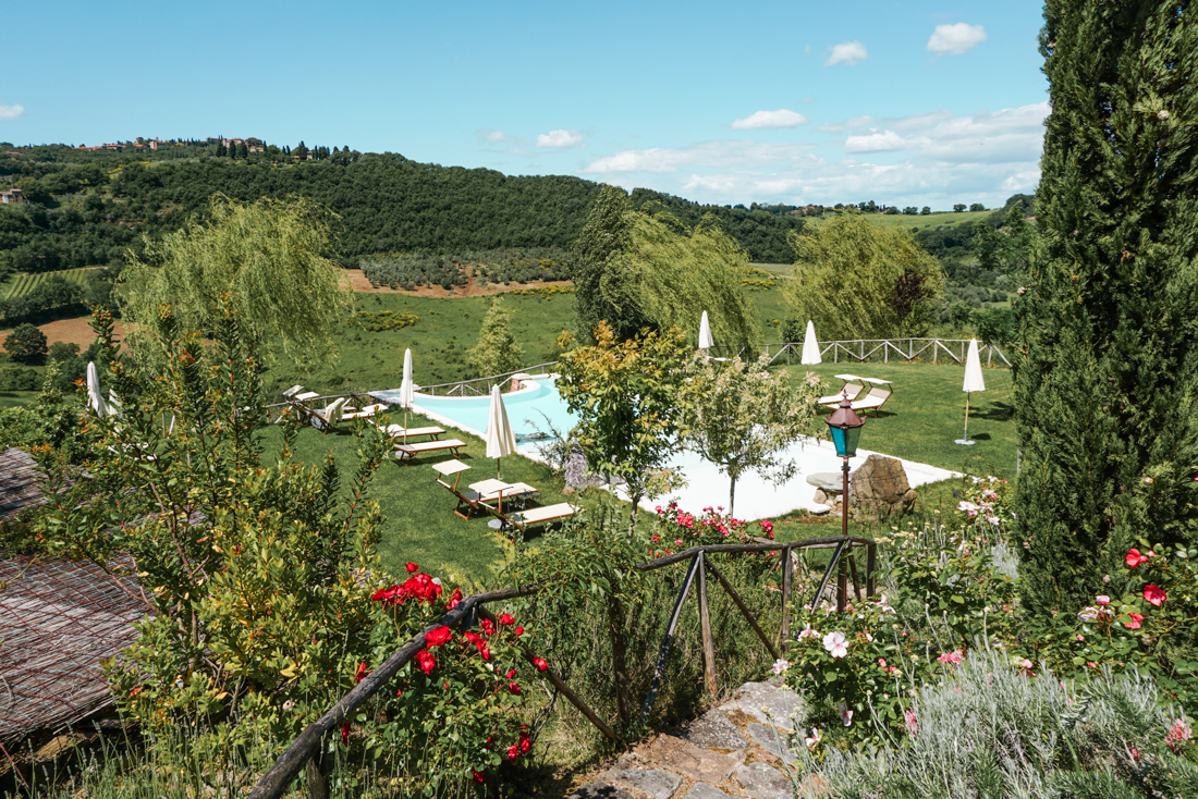 Hotel Lupaia Pool Tuscany