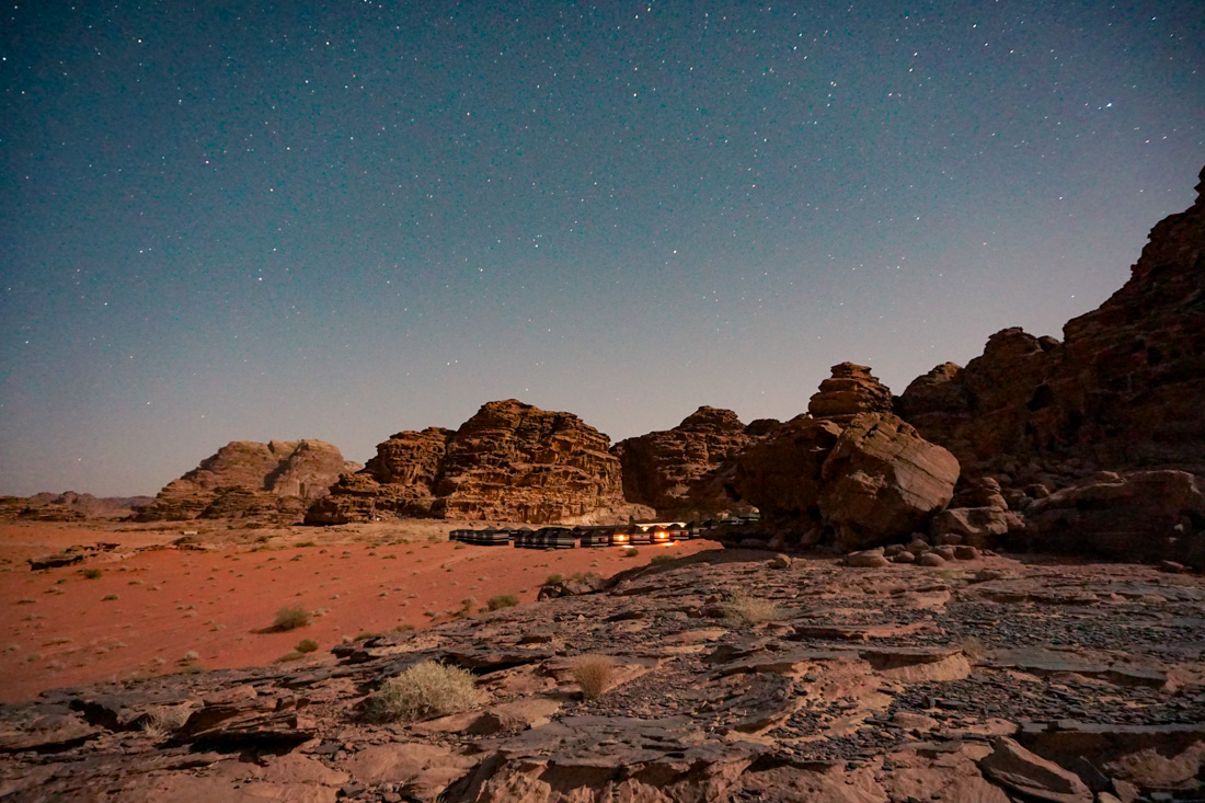 Wadi Rum desert stars