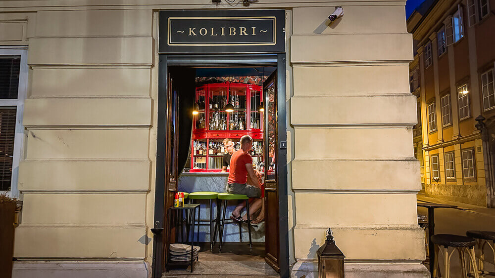 Ljubljana Kolibri cocktail bar