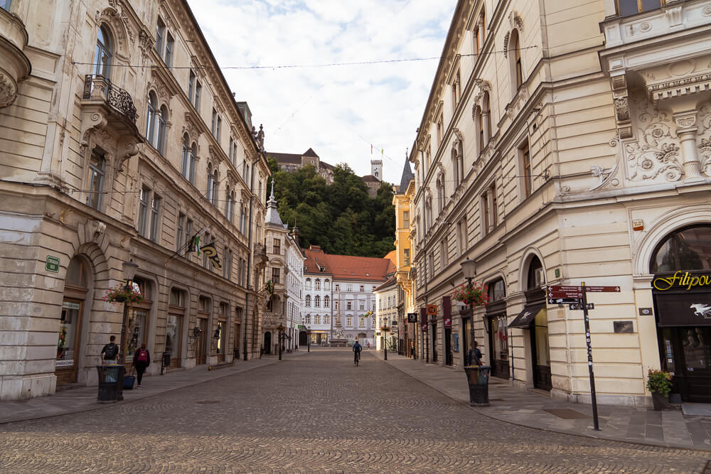 Ljubljana Old Town street