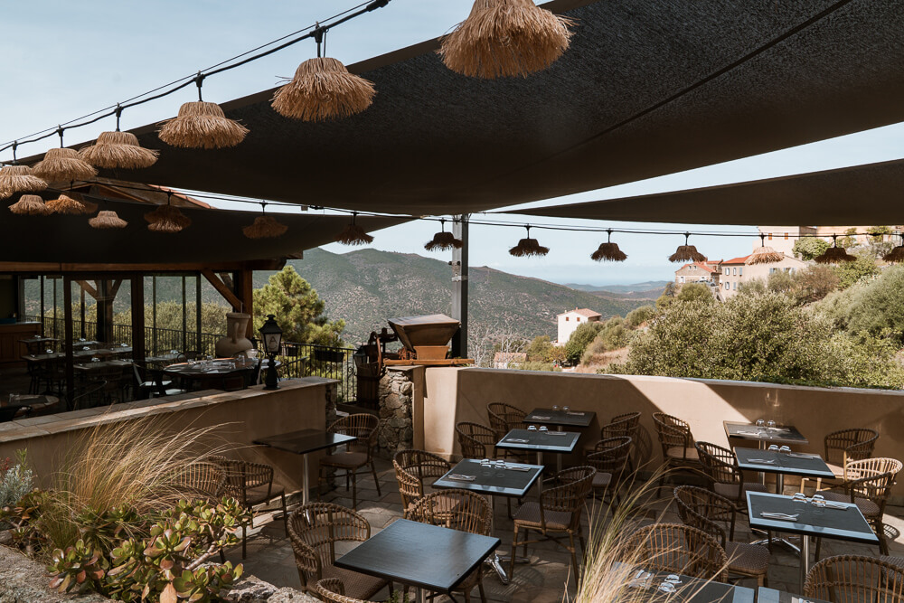 L’oru Restaurant in Lama Corsica