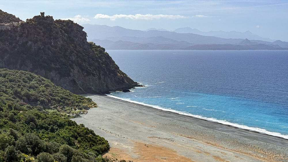Plage de Nonza Cap Corse